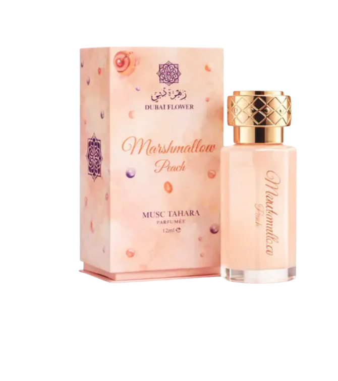 MUSC MARSHMALLOW PEACH - DUBAI FLOWER - PARFUM GOURMAND PÊCHE & GUIMAUVE Al-Hayã