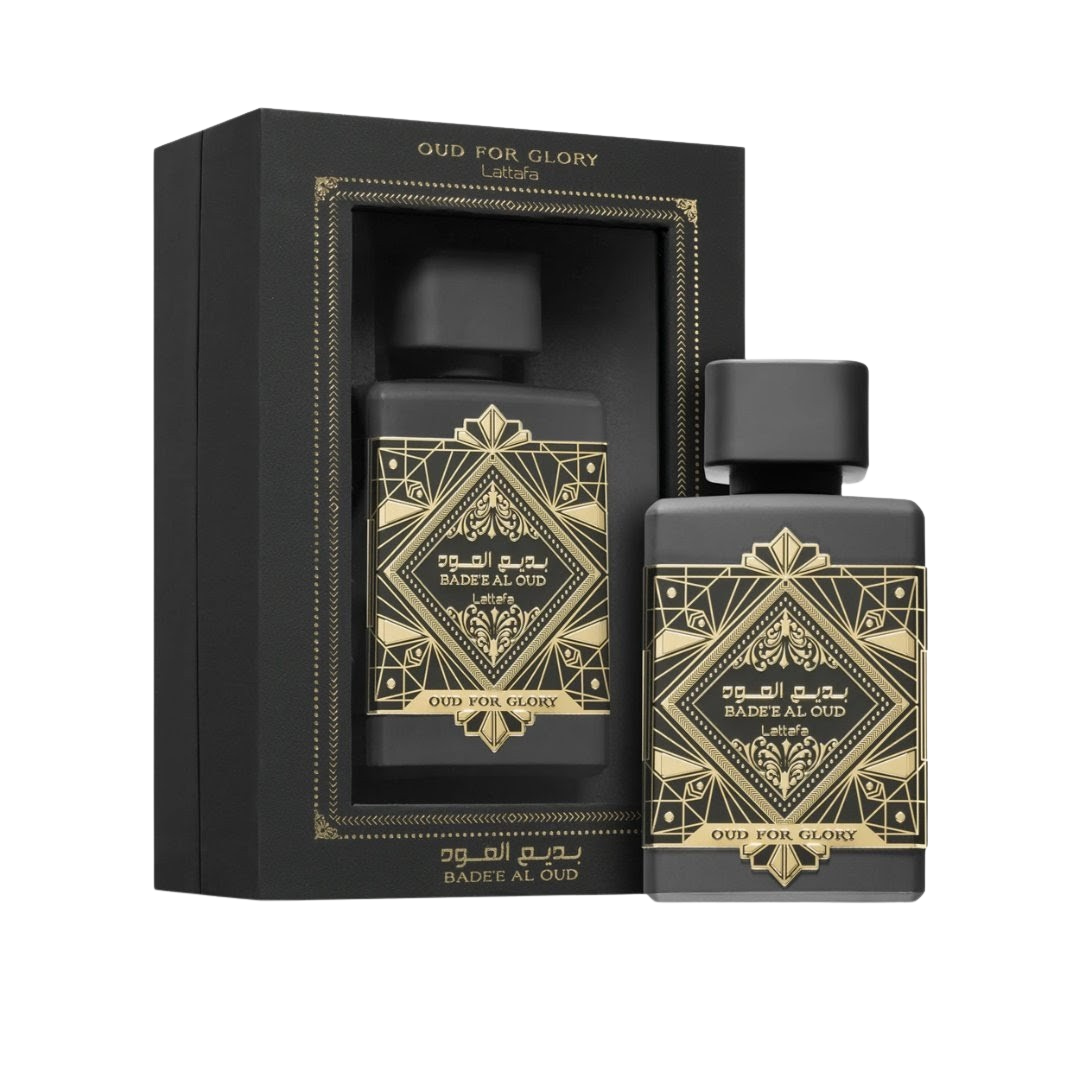 BADE'E AL OUD OUD FOR GLORY - LATTAFA - L’ÉBÈNE MYSTIQUE & SILLAGE ROYAL Al-Hayã