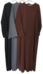 Abaya Tall Safia - Soie de Médine (Manches Ouvertes) Al-Hayã