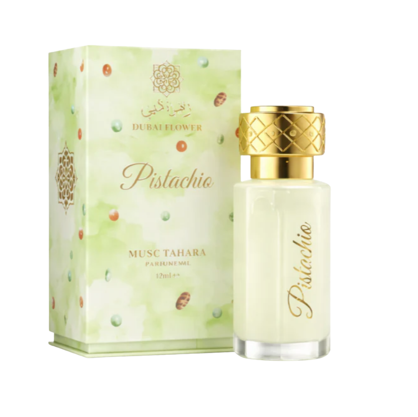 MUSC PISTACHIO - DUBAI FLOWER - PARFUM CRÉMEUX A LA PISTACHE Al-Hayã
