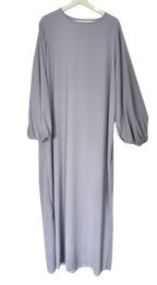 Abaya Tall Dalal - Soie de Médine (Manches Fermées) Al-Hayã